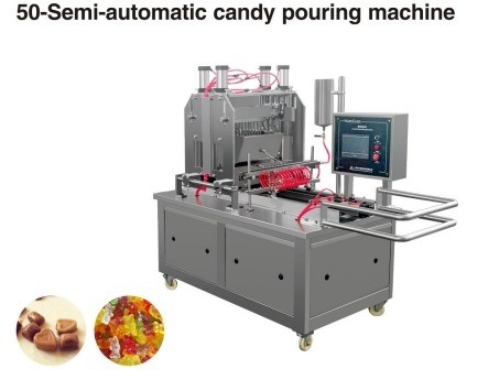 Full Machine Candy Making Dispenser for Small Hard/Lollipop/Gummy Candy Production