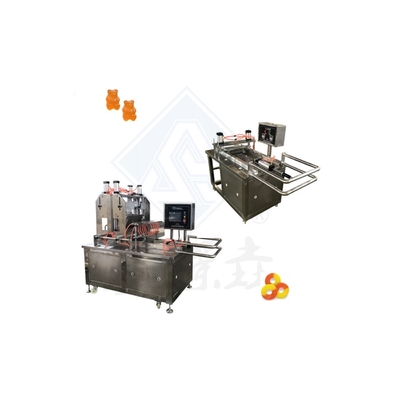 500kgs Assorted Pineapple Cherry Soft Candy Maker Gummy Candy Machines 1900*900*1620mm