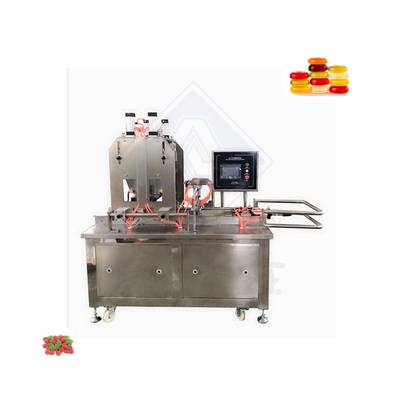 Stainless Steel Cherry Rings Gummy Candy Making Machine for Country Markets 20-50kg/h