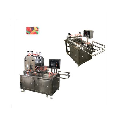 Semi Automatic Blueberry Soft Jelly Candy Gummy Candy Making Machine with Consumption