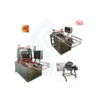 Food Beverage Shops 50kgs/h Sweet Gelatin Gummy Candy Making Machine with 3kw Power
