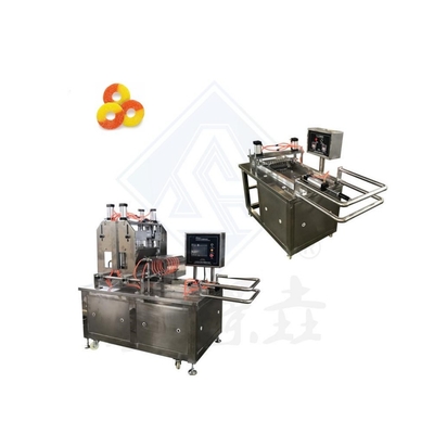 20-50kg/h Assorted Soft Candy Depositing Machine for Industrial Jelly Candy Production