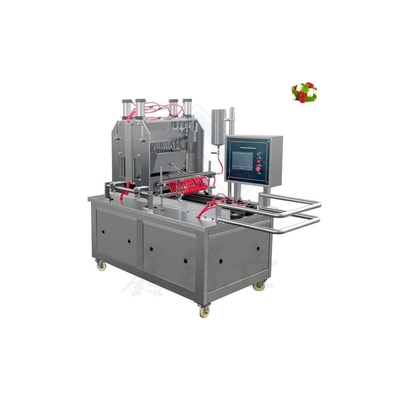 Semi Automatic Soft Jelly Gummy Candy Making Machine 50 kgs/h in 1900*900*1620mm Size