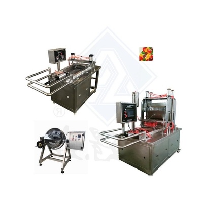 Sugar-based Industrial Gelatine Soft Jelly Gummy Candy Making Machine for Production