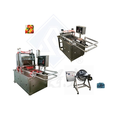 Double Colors Gummies Depositer Jelly Gummy Candy Making Machine Multifunctional Machinery