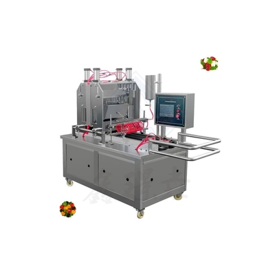 Double Colors Gummies Depositer Jelly Gummy Candy Making Machine Multifunctional Machinery
