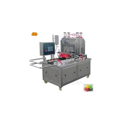 Raw Material Pectin Soft Jelly Gummy Candy Depositing Machine for Line Bears Beans