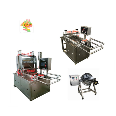 Raw Material Pectin Soft Jelly Gummy Candy Depositing Machine for Line Bears Beans