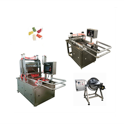 Raw Material Pectin Soft Jelly Gummy Candy Depositing Machine for Line Bears Beans