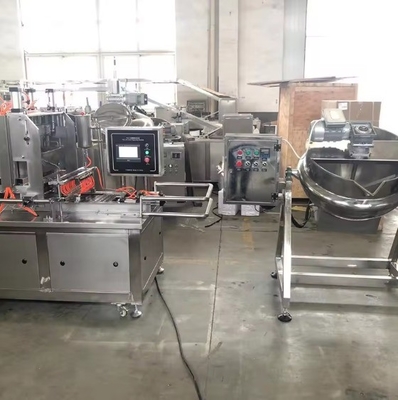 1500W Cake Soft Hard Gel Toffee Candy Pouring Machine with Semi-automatic Function
